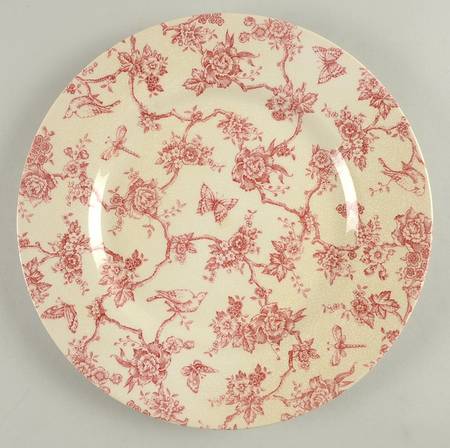 Toile de Jouy Pink by Queen's