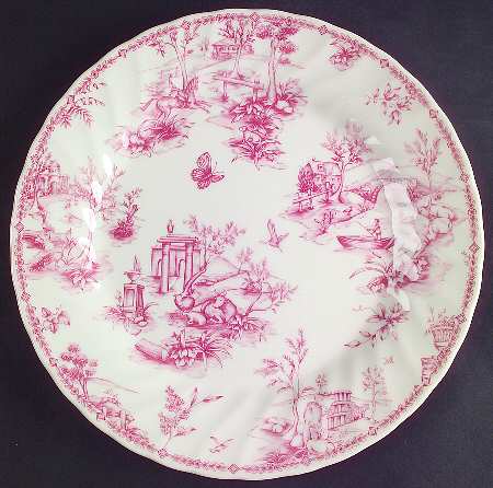 Chelsea Toile Pink by Queen's