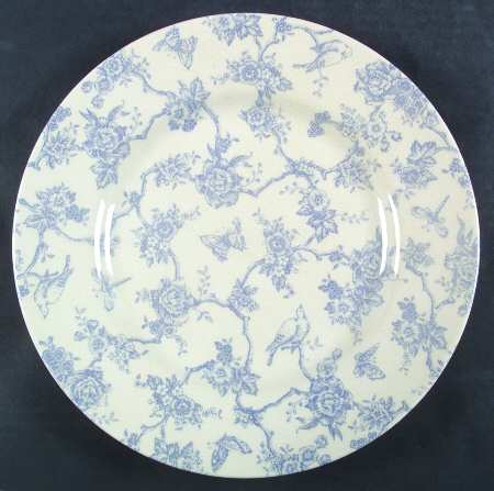 Toile de Jouy Blue by Queen's