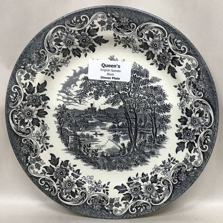 English Scenes Black by Queen's