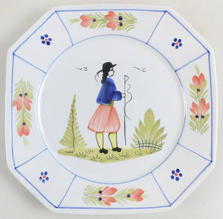 QUI18 Dinner Plate by Quimper