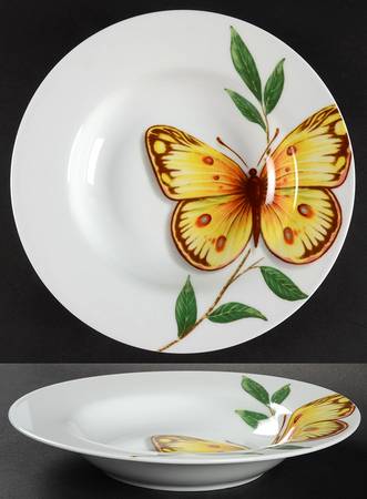 Butterfly Rim Soup Bowl