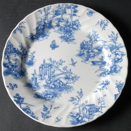 Toile Blue by Queen's