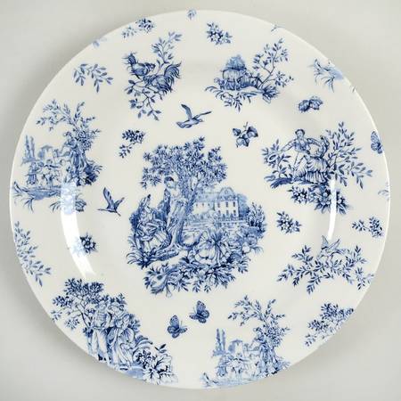 Toile de Jardin Azure Blue by Queen's