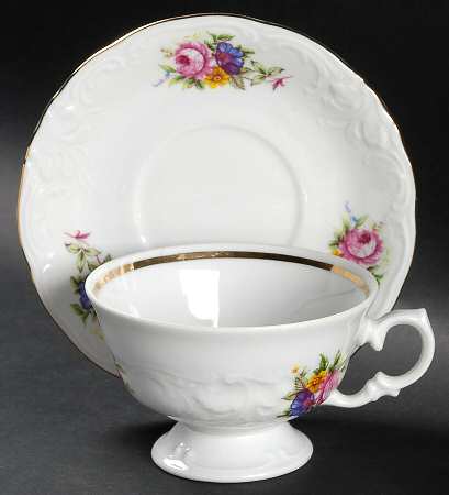 RKT6 Footed Cup & Saucer Set