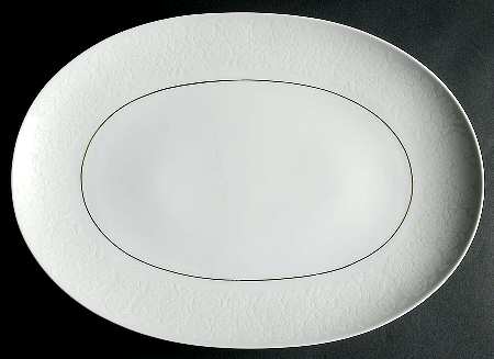 Alencon 16" Oval Serving Platter