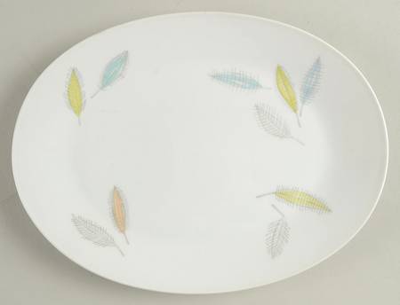 Bunte Blatter 11" Oval Serving Platter