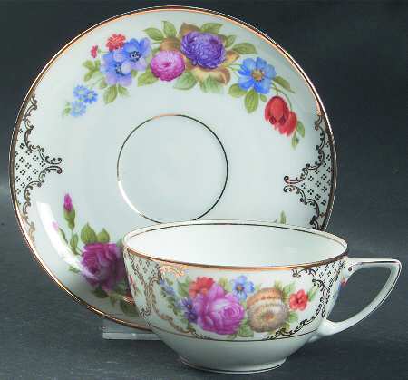 The Dresden Flat Cup & Saucer Set