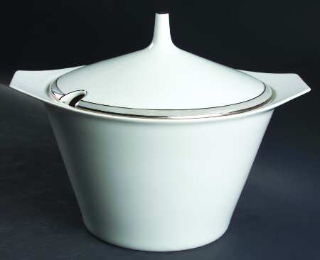 Gala Grey (Platinum Trim) Tureen &  Lid
