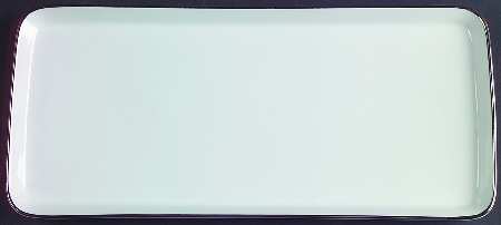 Gala Grey (Platinum Trim) Large Sandwich Tray