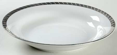 Gloriette Platin Coupe Soup Bowl by Rosenthal - Continental