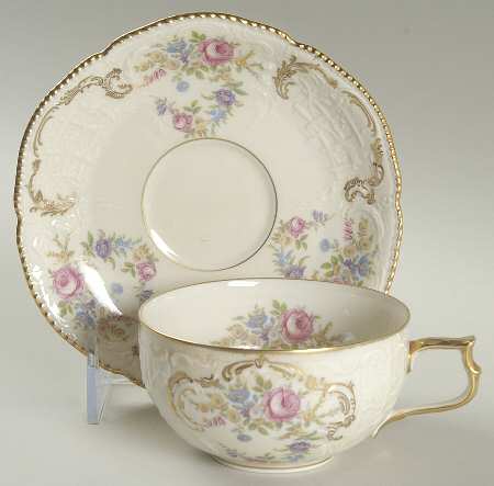 Heirloom Flat Cup & Saucer Set
