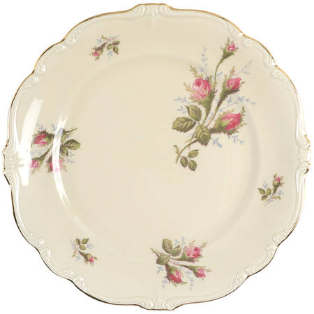 Moss Rose (Pompadour, Ivory Body, Off Center) by Rosenthal - Continental