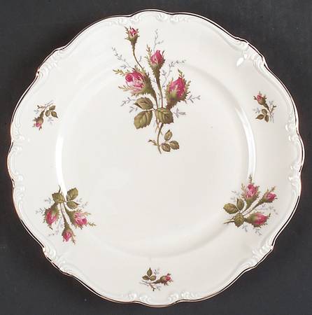 Moss Rose (Pompadour, White Body, Off Center) by Rosenthal - Continental