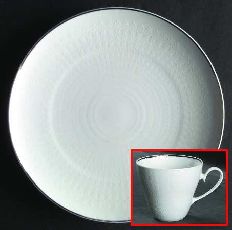 Motif Platinum Band by Rosenthal - Continental