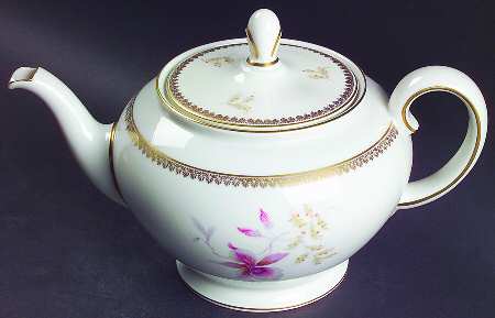 Orchid (Aida) Teapot & Lid