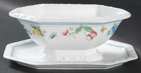 Paradies Gravy Boat with Attached Underplate by Rosenthal - Continental
