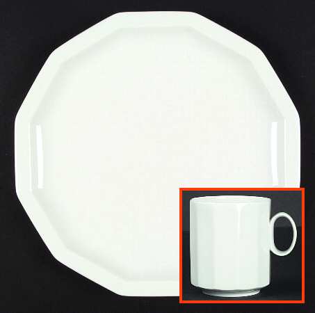 Polygon White by Rosenthal - Continental