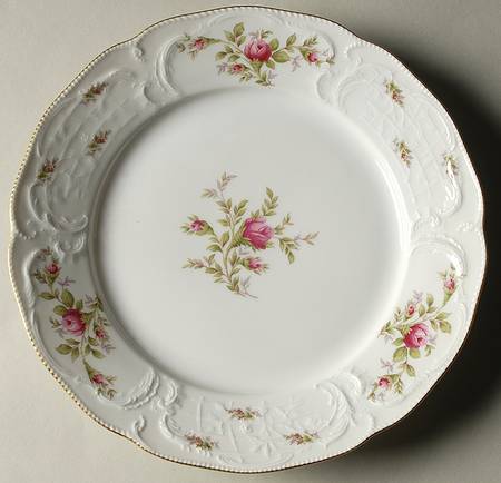 Sanssouci Rose White (Gold Trim) by Rosenthal - Continental