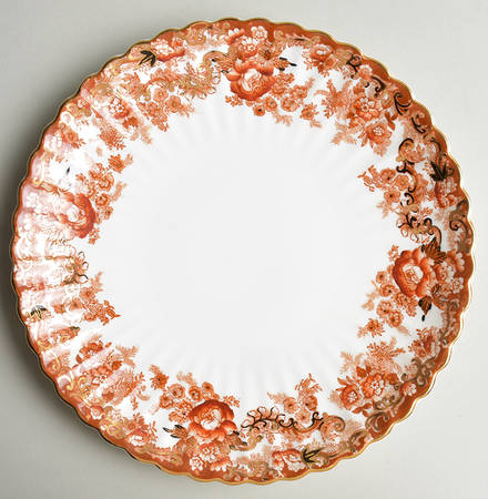 Victorian Rust Cake Plate