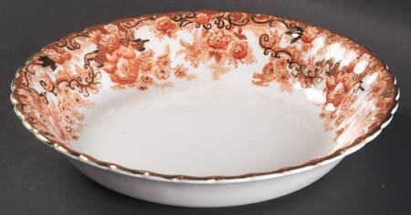 Victorian Rust Coupe Soup Bowl