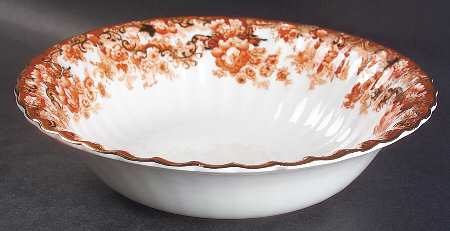Victorian Rust 9" Round Vegetable Bowl