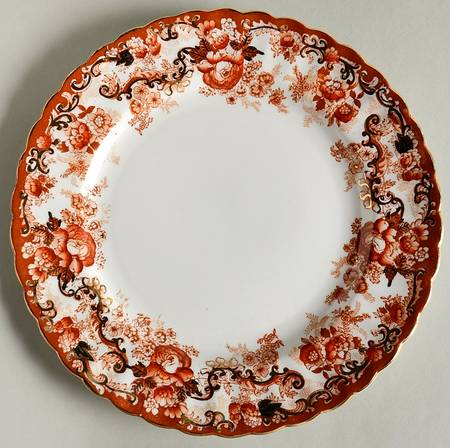 Victorian Rust Luncheon Plate
