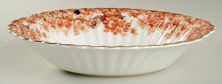 Victorian Rust 11" Oval Vegetable Bowl