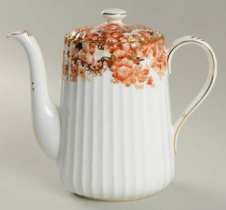 Victorian Rust Coffee Pot & Lid