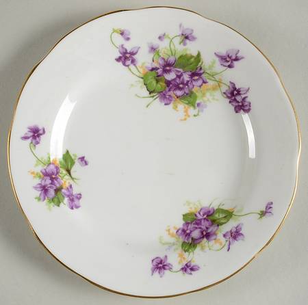 Violet (Scalloped) Bread & Butter Plate