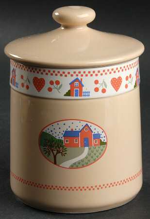 Heart and Home Small Canister & Lid