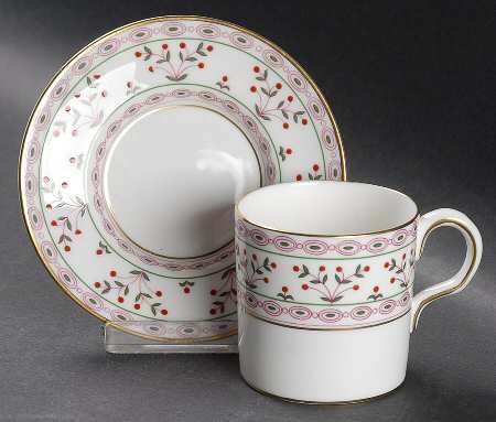 Brittany Flat Demitasse Cup & Saucer Set