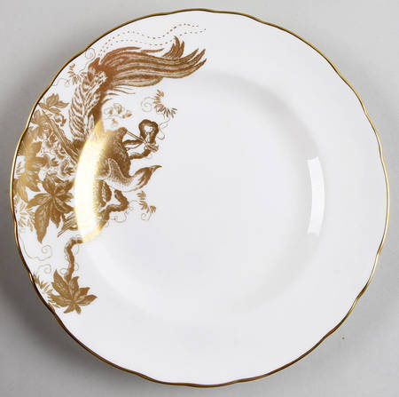 Gold Aves Accent Salad Plate