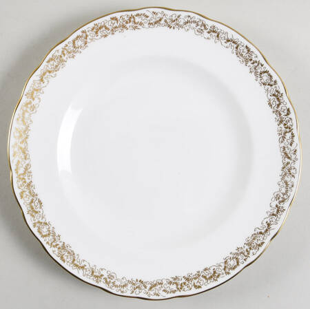 Gold Aves Salad Plate