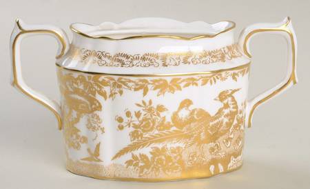 Gold Aves Sugar Bowl No Lid