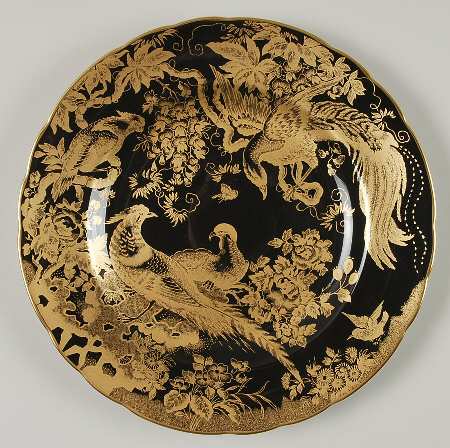 Gold Aves Accent Salad Plate