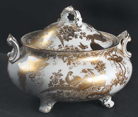 Gold Aves Tureen &  Lid