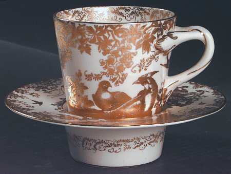 Gold Aves Trembleuse Cup & Saucer Set