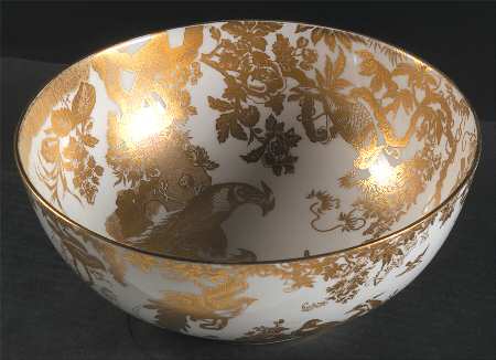 Gold Aves 9" Salad Serving Bowl