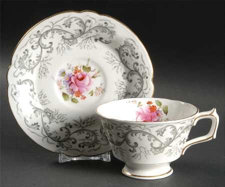 Footed Cup & Saucer Set