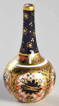 Old Imari Mini Bud Vase by Royal Crown Derby
