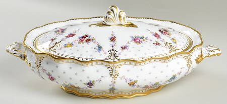 Royal Antoinette Oval Covered Vegetable by Royal Crown Derby