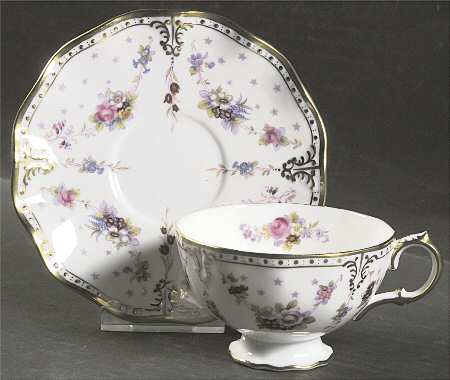 Footed Cup & Saucer Set