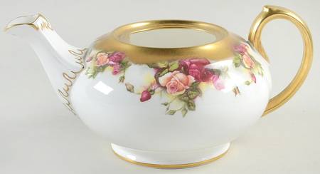 Golden Rose (Brushed Gold) Teapot No Lid