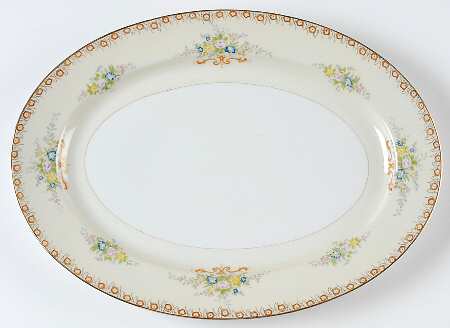 RCJ3 14" Oval Serving Platter by Royal China Japan