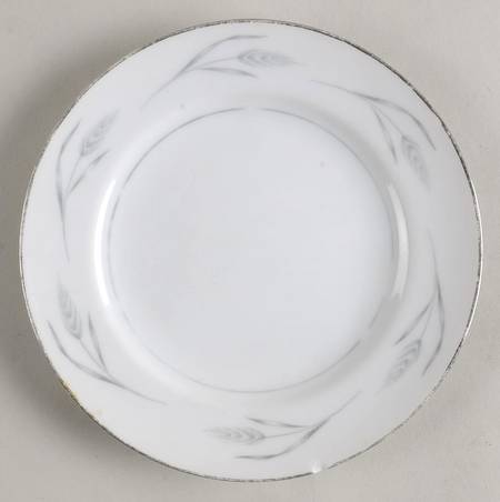 Silver Wheat Bread & Butter Plate