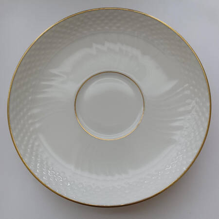 21 (Embossed Swirl Rim) Saucer for Demitasse Cup by Royal Copenhagen