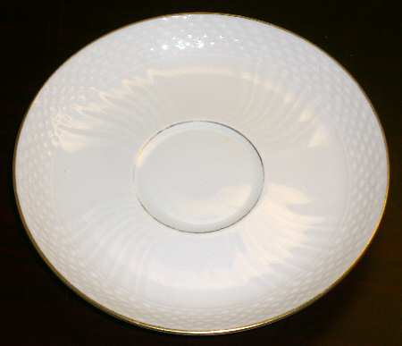 21 (Embossed Swirl Rim) Saucer by Royal Copenhagen