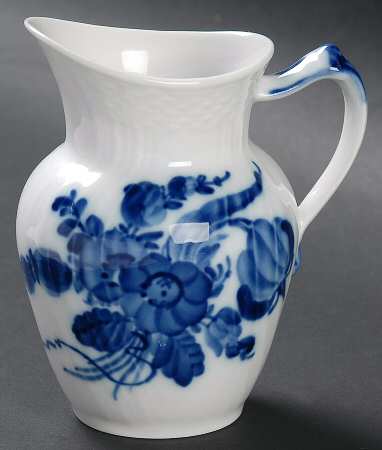 Blue Flowers (Curved) Creamer by Royal Copenhagen