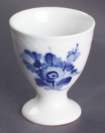 Blue Flowers Braided Single Egg Cup